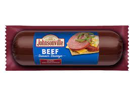 Remove the meat mixture, bowl, meat grinder, and wine from the refrigerator. Beef Summer Sausage 12 Oz Johnsonville Com