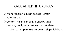 Melalui penggunaan ict, para guru boleh memaksimumkan penambahan perkongsian pembelajaran secara online sama ada pembelajaran secara jarak jauh atau pembelajaran kendiri tanpa mengambil kira lokasi dan. Ppt Kata Adjektif Powerpoint Presentation Free Download Id 5083325