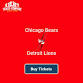 Chicago Bears vs Detroit Lions event in Chicago, IL