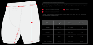 Hayabusa Compression Shorts Size Guide Martial Art Shop