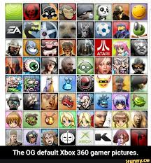 Download and play 88 free gamer pictures from the xbox 360 gamer pics ranked 360 gamerpics ranked. The Og Default Xbox 360 Gamer Pictures Ifunny Aesthetic Anime Funny Animal Memes Animal Memes