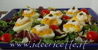 Check spelling or type a new query. Uova Ripiene Con Crema Di Tuorlo Maionese E Capperi Ideericette