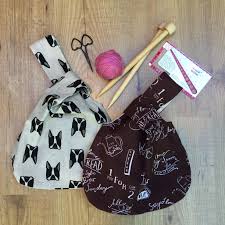 The cute cross body bag is the perfect size for all the essentials this exclusive free crochet farmer's market bag pattern uses the popular tunisian crochet technique. Knitting Project Bag Sewing Pattern