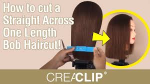 How to cut hair straight easy straight haircut amazing long hair cutting straight cut for long hair macy s link lice treatment at home. How To Cut A Straight Across One Length Bob Haircut For Fine And Thin Hair Youtube