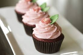 Red Velvet Mother S Day Cupcakes Cute Desserts Rose Cupcakes Food