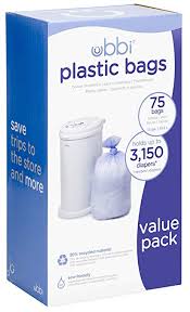 6.2 does the ubbi diaper pail require special refills? Amazon Com Ubbi Disposable Diaper Pail Plastic Bags Made With Recyclable Material True Value Pack 75 Count 13 Gallon Ubbi Diaper Pail Disposable Diapers
