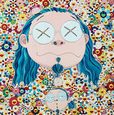 Some possible writings of the name include: Takashi Murakami Self Portrait Of The Distressed Artist Bukowskis