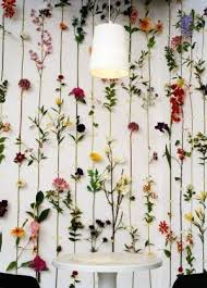 Fake Flowers To Decorate A Blank Wall Genius By Jinx62 Flower Wall Floral Wall Decor