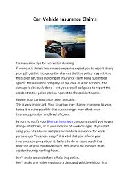 Look for salvage insurance online. Car Vehicle Insurance Claims By Mansinegi Issuu