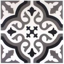 Un carrelage sol en carreaux de ciment noir et blanc avec des lignes droites pour un salon moderne tendance. Carrelage Imitation Carreau Ciment Sol Et Mur Blanc 20 X 20 Cm Fl0115002 Carreaux Ciment Carrelage Imitation Carreau Ciment Carreau De Ciment