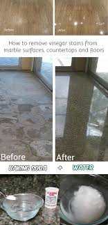 How To Remove Vinegar Stains From Marble Surfaces Countertops And Floors Cleaning Marble Vinegar Stain Cleaning Marble Countertops