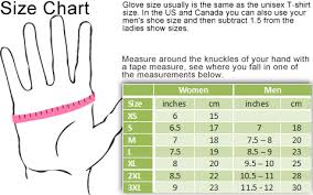 22 Prototypal Hand Gloves For Gym Size Chart