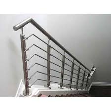 Heavy duty round bars have 2mm thick walls! Modern Steel Railing At Rs 1100 Foot à¤¸ à¤Ÿ à¤² à¤° à¤² à¤— Mahalaxmi Metals Panchkula Id 13431148791