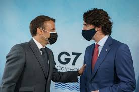 May 28, 2021 · a readout of a phone conversation friday between johnson and trudeau says the leaders look forward to seeing one another in person in cornwall, u.k., in two weeks' time. Justin Trudeau On Twitter I Spoke With Emmanuelmacron About Our Priorities For The G7 Covid 19 Vaccines The Environment And Our Economic Recovery We Also Spoke About The First Meeting Of A France Canada