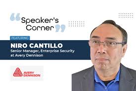 Speaker's Corner: Featuring Niro Cantillo, Senior Manager, Enterprise  Security at Avery Dennison