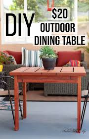 How To Make A Simple Diy Outdoor Dining Table For 20 Plans Video Diy Outdoor Table Outdoor Dining Table Table For Small Space