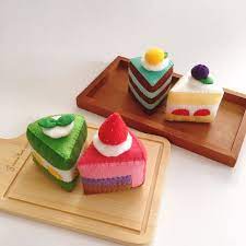 フェルトのアソートケーキ フェルトの食べもの フェルト ケーキ 作り方 フェルト スイーツ