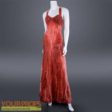 Shop the best collection of formal dresses, red carpet outfits as seen at the oscars, grammy and golden globe awards. Carrie Screen Worn Post Sprinkler Bloody Prom Dress Original Movie Costume