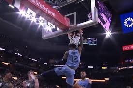 It did not end well. Grizzlies Rookie Ja Morant Dunks Over Two Spurs Upi Com