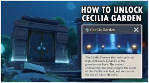 Popular rpg game genshin impact is getting a new. Genshin Impact How To Unlock Cecilia Garden Youtube