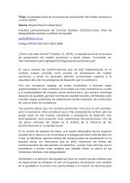 La equidad es una forma justa de la aplicación del derecho, porque la norma se adapta a una situación en la que está sujeta a los criterios de igualdad y justicia. Pdf La Equidad Social En La Actualizacion Del Modelo Cubano