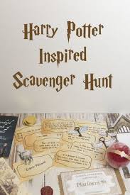 Harry Potter Inspired Scavenger Hunt Harry Potter Bday Harry Potter Theme Party Harry Potter Activities