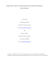 Introduction to probability and mathematical statistics (dusbury advanced series in statistics and decision sciences) 2nd edition. Pdf Work Design Creating Jobs And Roles That Promote Individual Effectiveness