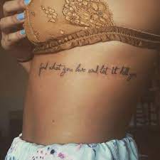 Im making another tips, and aftecare video because i didnt like my first tattoo video. Rib Cage Tattoo Bukowski Quote Frases Pra Tatuar Frases Para Tatuagem Feminina Frases Para Tatuagem