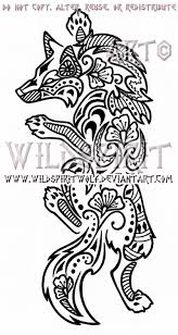 Henna designs look very smart and beautiful on the hand, feet, shoulder belly, etc. Climbing Henna Wolf Design By Wildspiritwolf On Deviantart Forearm Tattoos Tree Tattoo Black Eagle Tattoo