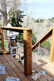 Cable rails are a modern looking rail system for decks that preserves views. How To Install Diy Cable Rail Annabode Denver S 1 Sustainable Interior Design Firm