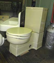 Moderne homes were about functionability. Crane Neuvogue 1930 S Toilet Was Considered The Epitome Of Style Toilet Old Antiques Antiques Vintage