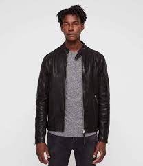 Allsaints Cora Leather Jacket Jackets Men Fashion Jackets Leather Jacket Men