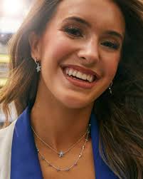 Earrings Kendra Scott Teal Tie Dye Illusion Kendra Scott Kendra Scott  Retired 001-774-2001361 Lee