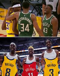 Power forward, small forward, shooting guard, and point guard shoots: Nba On Espn Giannis Antetokounmpo Thanasis Antetokounmpo And Kostas Antetokounmpo Are The Second Trio Of Brothers To Ever Appear In The Same Nba Game The Last Being The Holiday Brothers In
