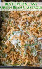 The cream of mushroom soup and onion soup mix come together with the brisket juices to make an incredible gravy (so don't skimp, you're only reducing your gravy). Green Bean Casserole Dinner Then Dessert