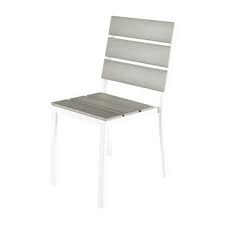 Gartenstuhl Aus Aluminium Und Plastik In Holzoptik Escale Garden Chairs Outdoor Chairs Chair