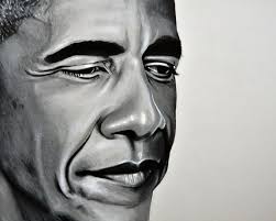 Barack Obama Acrylic painting: Ben Slade