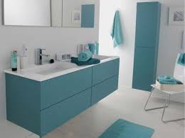 20 Salles De Bains Colorees Elle Decoration Deco Salle De Bain Bleue Deco Salle De Bain Leroymerlin Salle De Bain