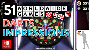 Worst case, you miss the dart board entirely. Darts 51 Worldwide Games Nintendo Switch Youtube