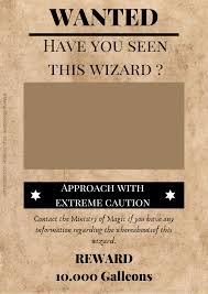 Affiche Wanted Wizard Harry Potter In 2020 Harry Potter Life Hacks Wizard