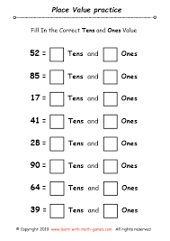 place value chart games are great for teaching about numbers