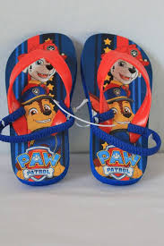 Toddler Boys Flip Flops Paw Patrol Shoes Small 5 6 Rescue