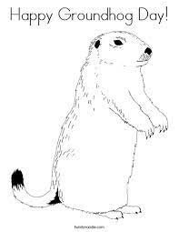 Select one of 1000 printable coloring pages of the category holiday. Happy Groundhog Day Coloring Page Twisty Noodle