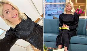 She always looks incredible on this morning so we've discovered exactly where she got her outfits this week. Holly Willoughby Dress This Morning Star Wears 165 Polka Dot Dress From Ghost Fashion Express Co Uk