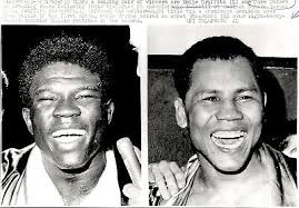 LG919 1965 Wire Photo EMILE GRIFFITH JOSE TORRES NEW YORK MADISON SQUARE  BOXING