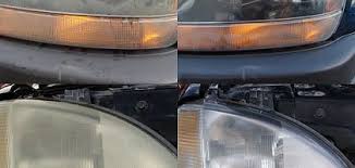 How To Remove Oxidation From Oxidized Plastic Headlights Ehow Car Headlights How To Clean Headlights Cleaning