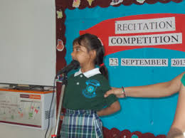 She proudly recited the pledge of allegiance. What Is The Meaning Of Recitation