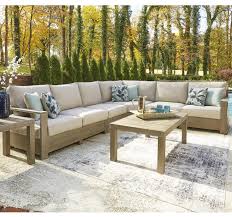 Whether you want a large sectional that can seat a crowd or compact one that's a perfect fit for your small space, a sectional invites all your family and friends to sit down and relax. Bloomfield 4 Piece Outdoor Sectional Belfort Furniture Outdoor Sectional Sofa Groups