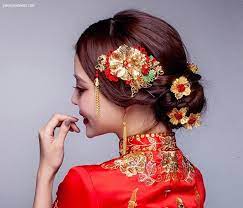 Yannyexpress Chinese Bridal Hair Comb For Kwa Qun Bridal Hair Chinese Wedding Dress Bridal Hair Comb