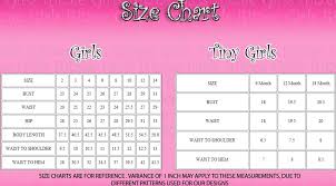 63 Curious Girls Dress Sizing Chart